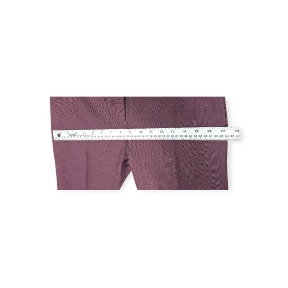 🛍️ Vince Camuto Slim Leg Trousers - Women's 4 - Plum/Burgundy - Picture 4 of 10